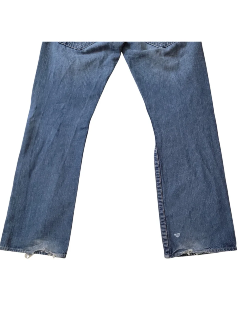 True Religion Ricky Men's Relaxed Mid-Rise Straight-Leg Blue Jeans Size 33/32